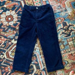 Navy corduroy pants